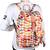 Lychee Bags Multi-Colored Canvas Sandy Backpack for Girls