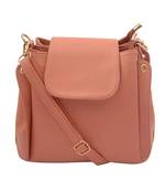 Lychee Bags Stylish Lara Peach color Sling Bag for Girls