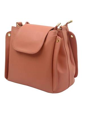 Lychee Bags Stylish Lara Peach color Sling Bag for Girls 2
