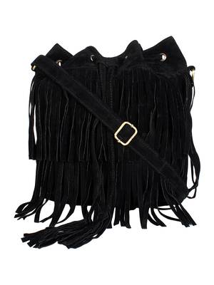 Lychee Bags Women's Black PU Jennifer Sling Bag 1