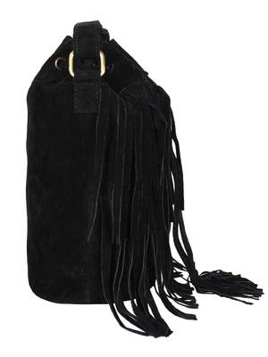 Lychee Bags Women's Black PU Jennifer Sling Bag 2