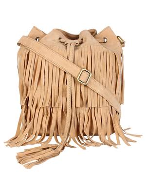Lychee Bags Women's Cream PU Jennifer Sling Bag 1