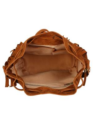Lychee Bags Women's Tan PU Jennifer Sling Bag 4