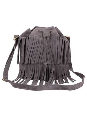 Lychee Bags Women's Grey PU Jennifer Sling Bag 1