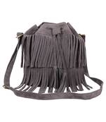 Lychee Bags Women's Grey PU Jennifer Sling Bag