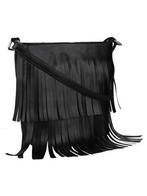 Lychee Bags Girl's PU Pam Fringes Sling Bag 2