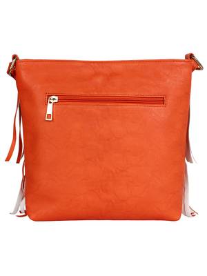 Lychee Bags Girl's PU Pam Fringes Sling Bag 3