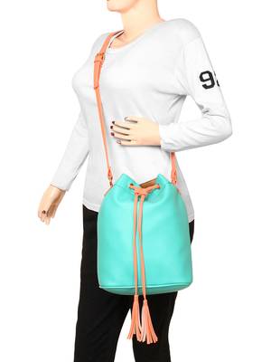 Lychee Bags Girls Green PU Callie Sling 5