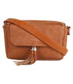 Lychee Bags Girls Tan PU Flora Sling