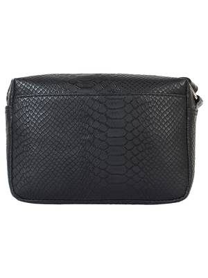 Lychee Bags Girls Black PU Flora Sling 3
