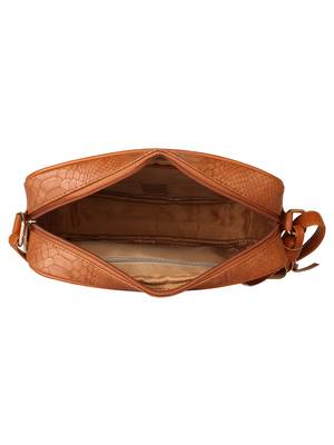Lychee Bags Girls Tan PU Anne Sling 4