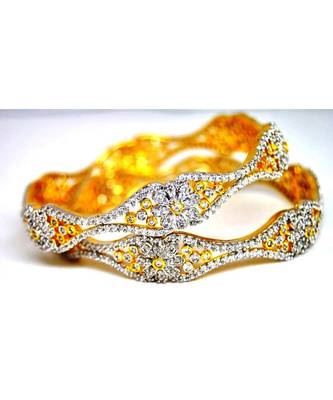 Ornate Diamond Bangles 1