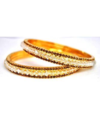 Brown Crystal Bangles 1