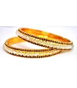 Brown Crystal Bangles