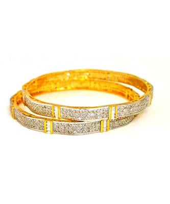 Sleek American Diamond Bangles 1