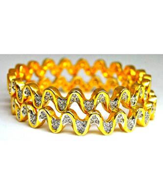 Curvy Diamond Bangles 1