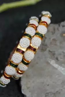 Ethnic Indian Chid Pearl Bangles