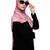 Pink plain jersey hijab