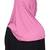 Pink plain jersey hijab