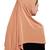 Fawn plain jersey hijab