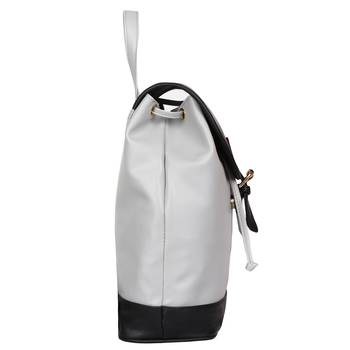 Lychee Bags PU Grey_Black Kim Backpack for Girls 2