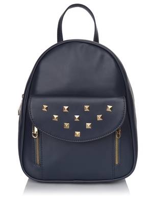 Lychee Bags PU Emily Backpack for Girls (Blue) 2