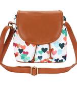 Lychee Bags Girl's Canvas Sling Bag 