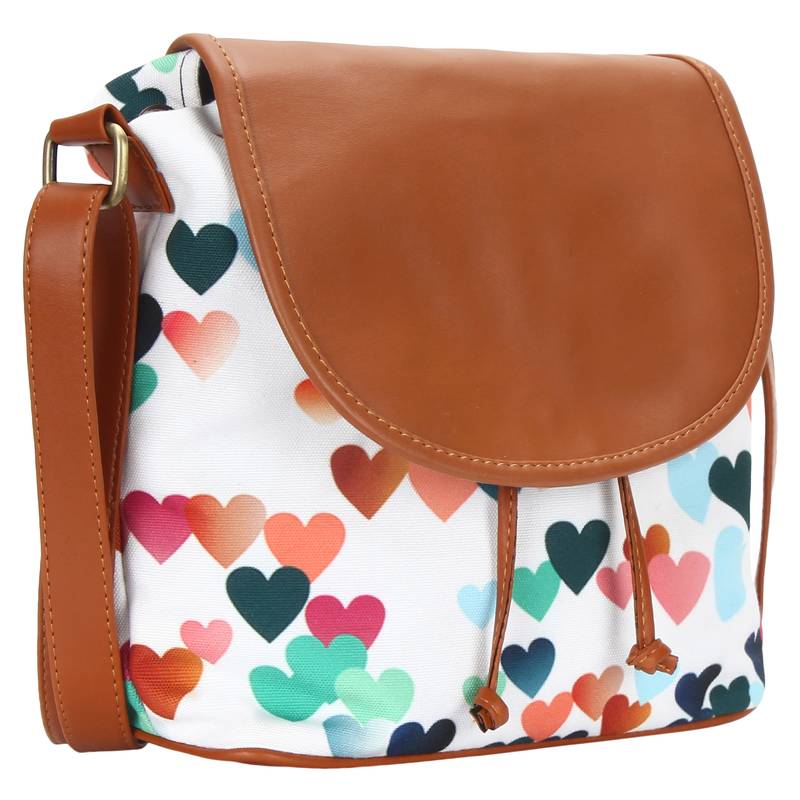 Lychee Bags Girl's Canvas Sling Bag 