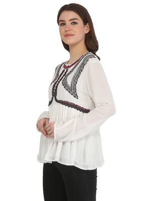 Multicolor printed rayon party-tops 2