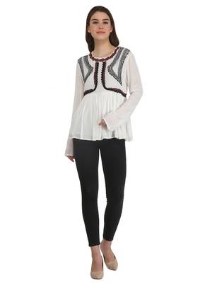 Multicolor printed rayon party-tops 3
