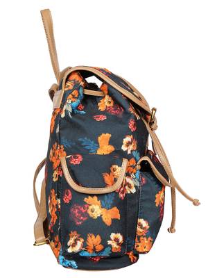 Lychee Bags Canvas Black Aria Backpack for Girls 2