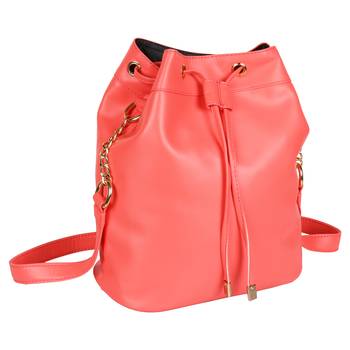 Lychee Bags Pu Pink Sling Bag 1