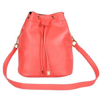 Lychee Bags Pu Pink Sling Bag 2