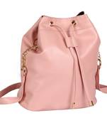 Lychee Bags Pu Peach Sling Bag