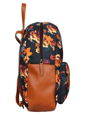 Lychee Bags Canvas Black  Cabby Backpack for Girls 2
