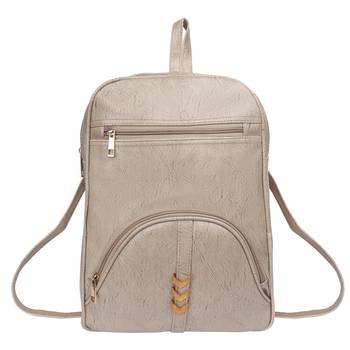 Lychee bags Woman's  macy Grey  pu Backpack 1