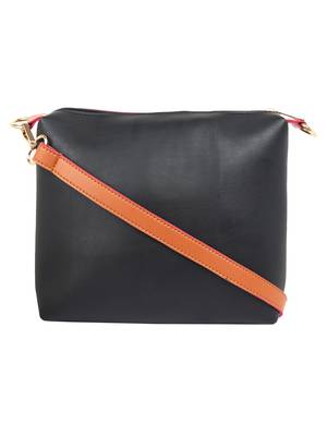 Lychee Bags Womens Lyla Black Pu Shoulder Bag With Inner Sling Bag 3