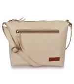 Lychee Bags Women's Cream  Pu Sling Bag