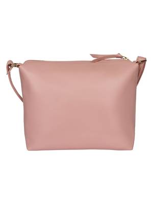 Lychee Bags Women's Peach  Pu Sling Bag 3