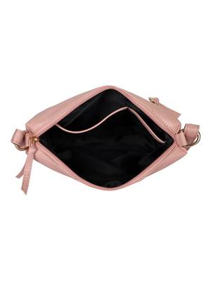 Lychee Bags Women's Peach  Pu Sling Bag 4