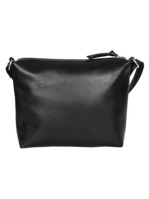 Lychee Bags Women's Black  Pu Sling Bag 3