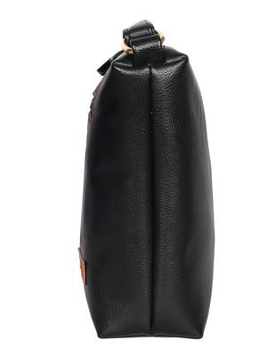 Lychee Bags Women's Black  Pu Sling Bag 4