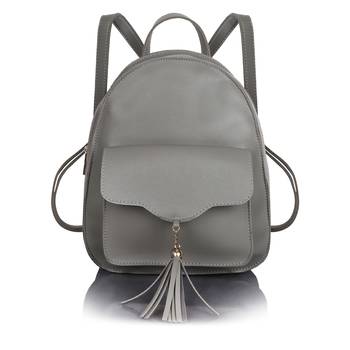 Lychee Bags PU Grey Backpack for Girls 2
