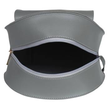 Lychee Bags PU Grey Backpack for Girls 4