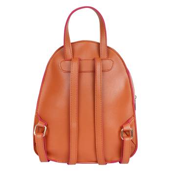 Lychee Bags PU Tan Backpack for Girls 3