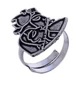 Oxidized Radha Krishana Chavi Ring For Summer Outfit