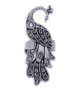 Oxidized Peacock Design Ring For Summer Outfit