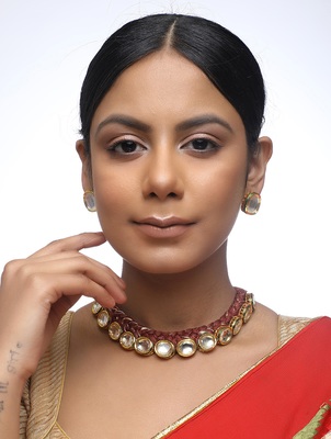 Kundan Set - Ruby Raang Studio - 2866027