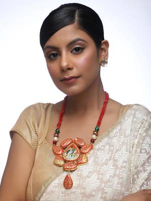 Hand Painted Neckpiece 1