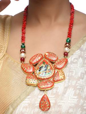 Hand Painted Neckpiece 2